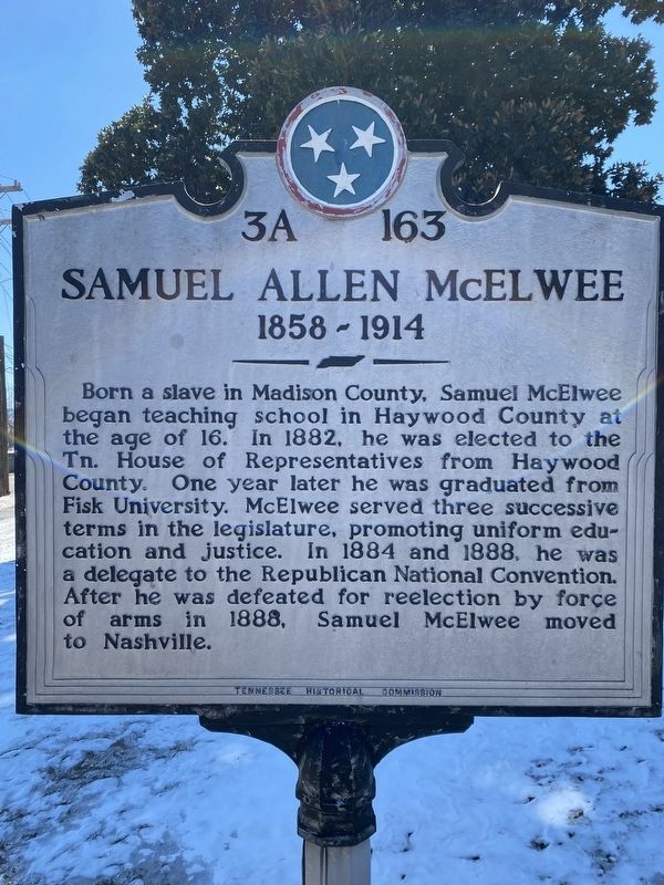 Samuel Allen McElwee Marker image. Click for full size.