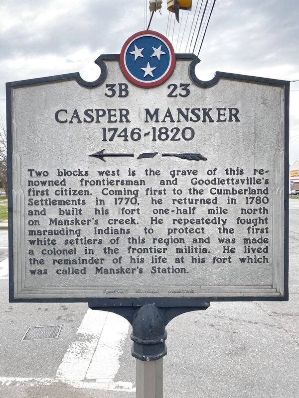 Casper Mansker Marker image. Click for full size.