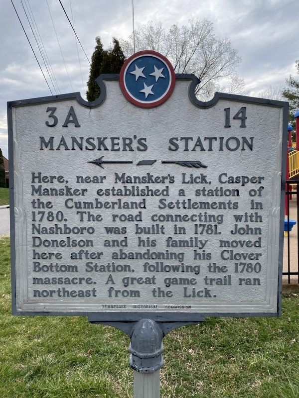 Manskers Station Marker image. Click for full size.