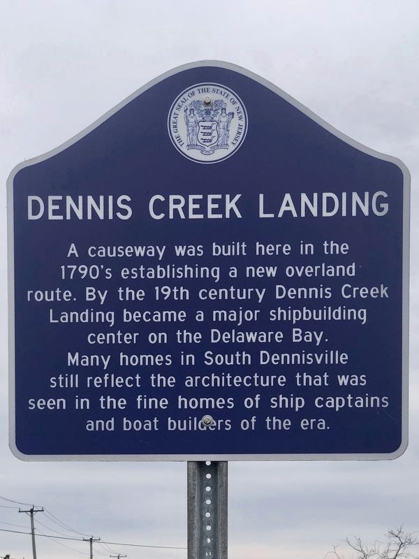 Dennis Creek Landing Marker image. Click for full size.