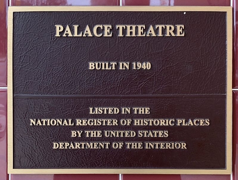 Palace Theatre Marker image. Click for full size.