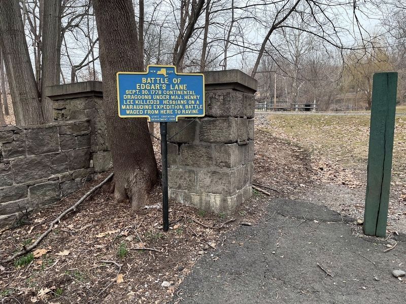 Battle of Edgar's Lane Marker image. Click for full size.