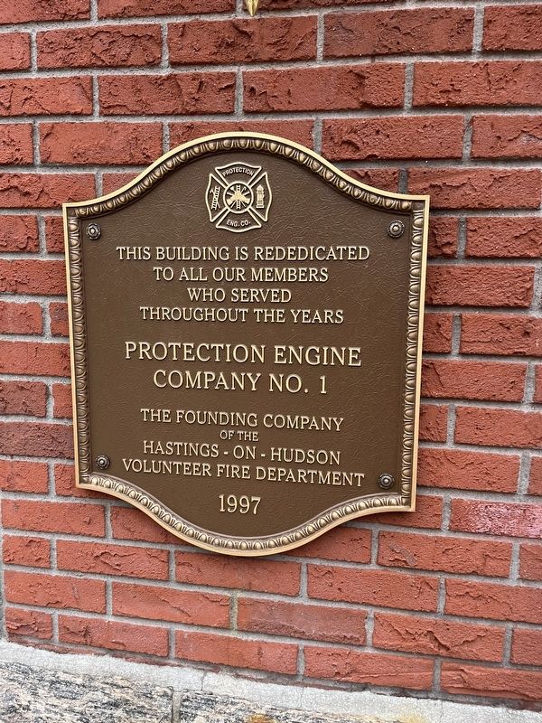 Protection Engine Company No. 1 Marker. Click for full size. Protection Engine Company No. 1 Marker image. Click for full size.