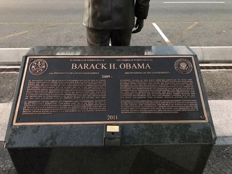 Barack H. Obama Marker image. Click for full size.