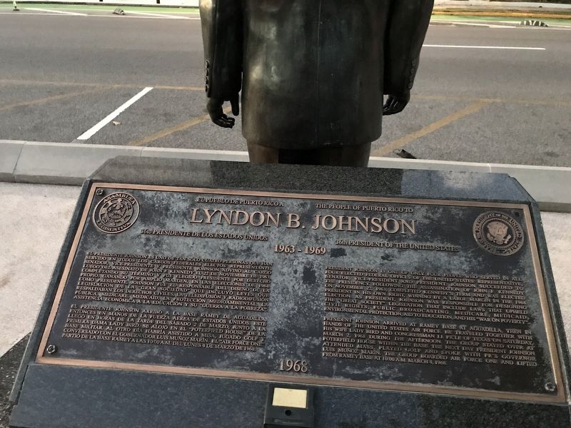 Lyndon B. Johnson Marker. Click for full size. Lyndon B. Johnson Marker image. Click for full size.