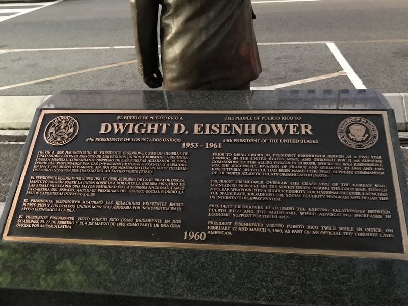 Dwight D. Eisenhower Marker image. Click for full size.