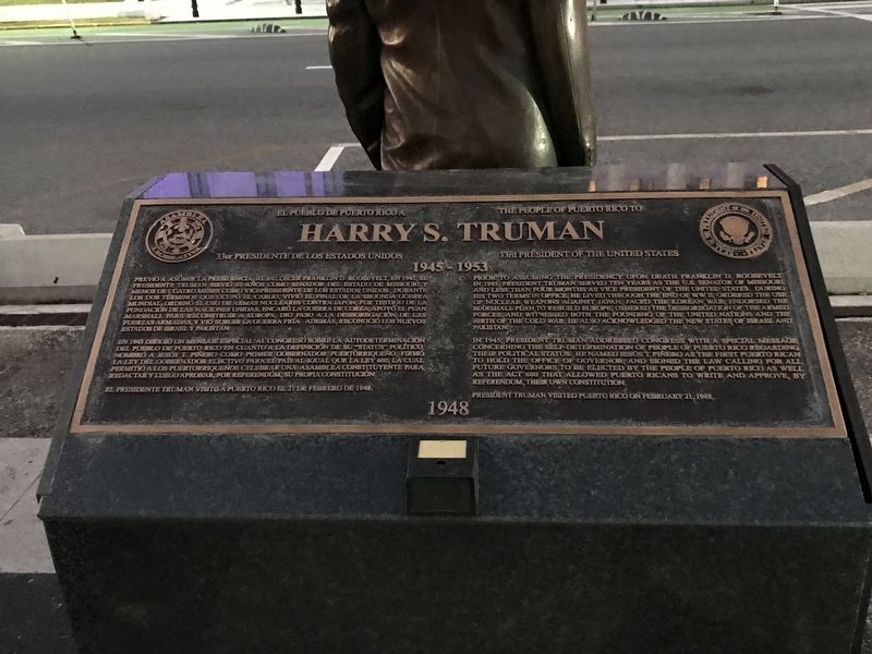 Harry S. Truman Marker image. Click for full size.