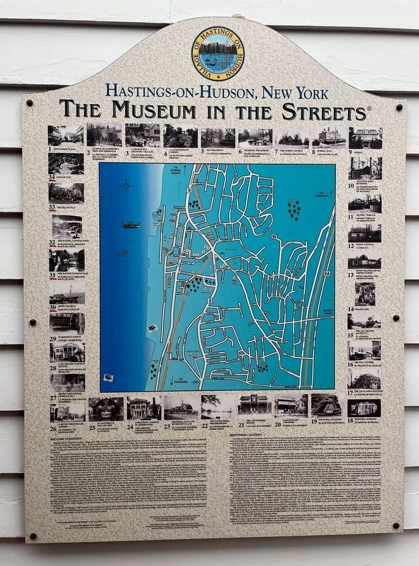 Hastings-on-Hudson, New York Marker image. Click for full size.