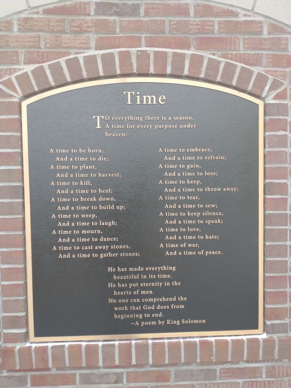 This clock tower Marker image. Click for full size.