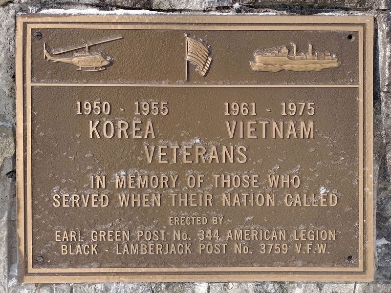 Carey Korea & Vietnam Veterans Memorial image. Click for full size.