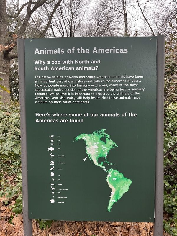 Animals of the Americas Marker image. Click for full size.