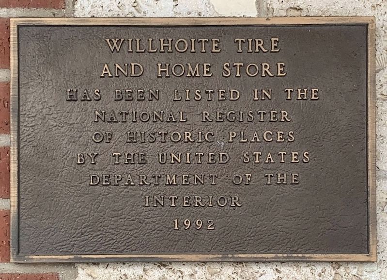 Willhoite Tire and Home Store Marker image. Click for full size.