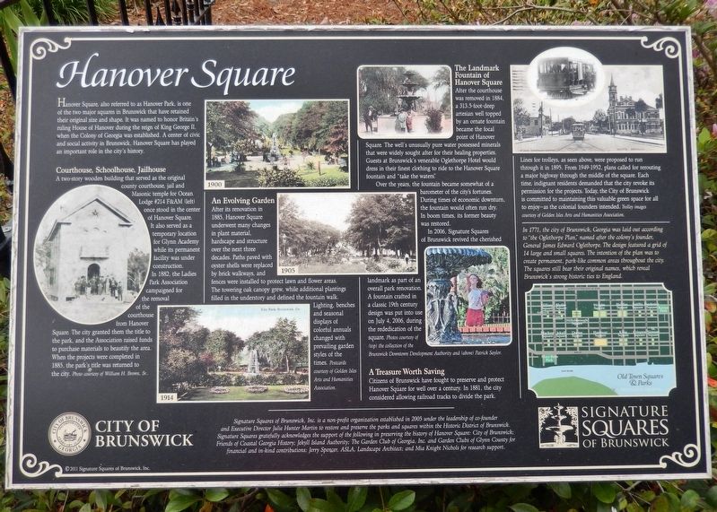 Hanover Square Marker image. Click for full size.