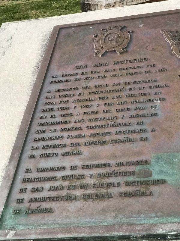 San Juan Historico Marker closeup image. Click for full size.