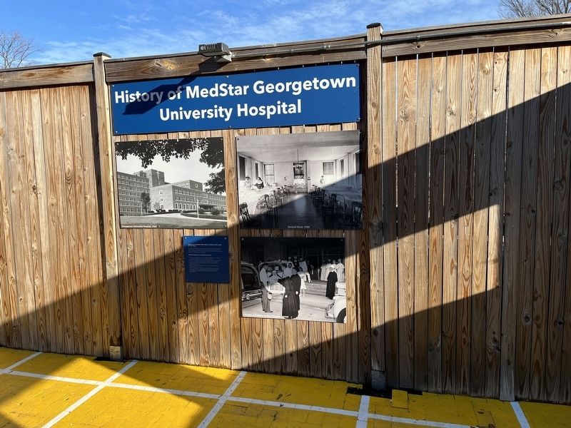 History of MedStar Georgetown Hospital Marker image. Click for full size.