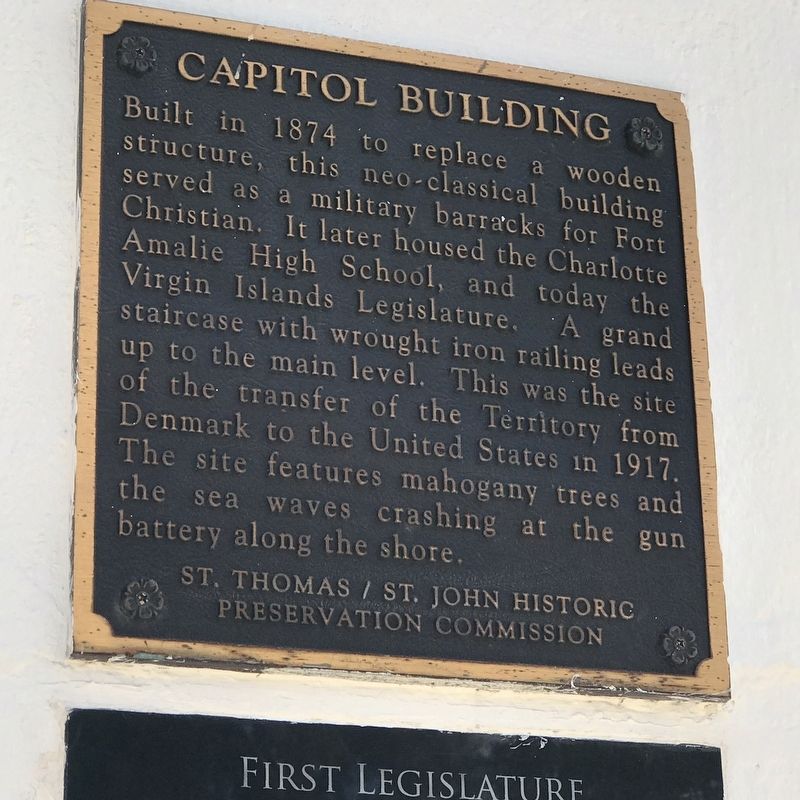 Capitol Building Marker. Click for full size. Capitol Building Marker image. Click for full size.