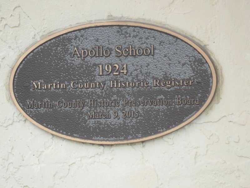 Apollo School Marker image. Click for full size.