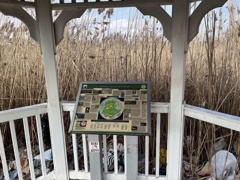 Woodbridge Creek (East) Mitigation Area Marker. Click for full size. Woodbridge Creek (East) Mitigation Area Marker image. Click for full size.