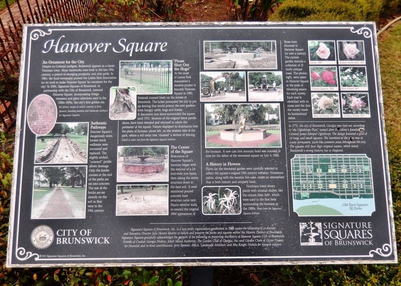 Hanover Square Marker image. Click for full size.