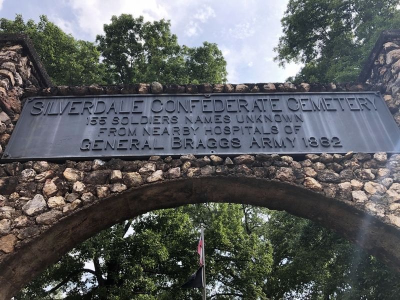 Silverdale Confederate Cemetery Entrance Gate image. Click for full size.