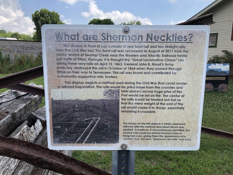 What are Sherman Neckties? Marker image. Click for full size.