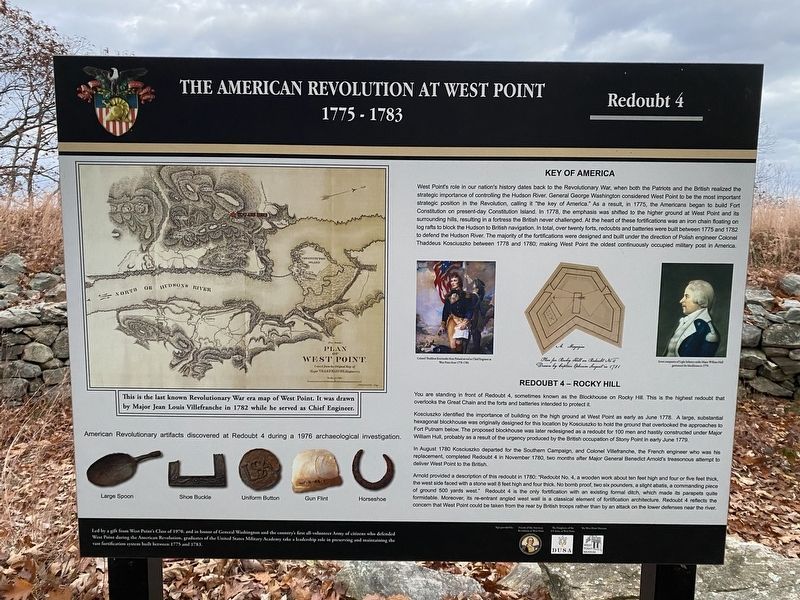 The American Revolution at West Point Marker image. Click for full size.
