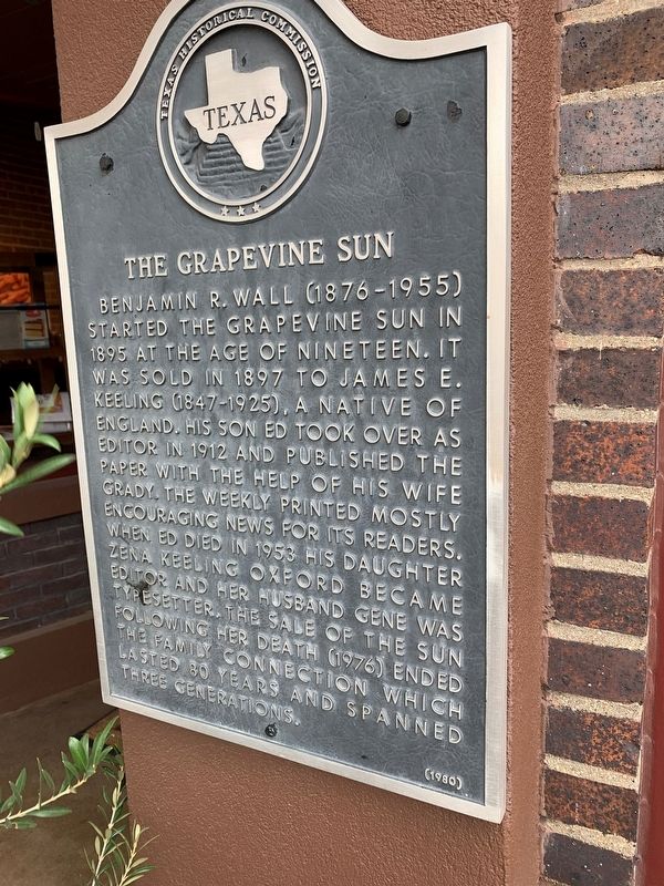 The Grapevine Sun Marker image. Click for full size.