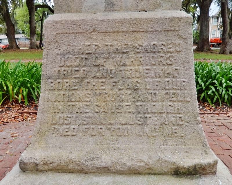Hanover Square Confederate Monument<br>(<i>east side</i>) image. Click for full size.