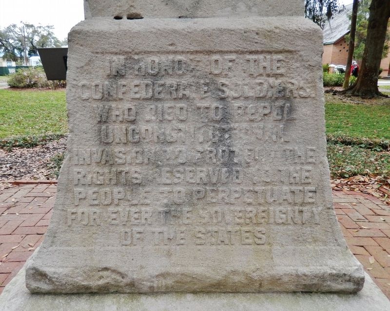Hanover Square Confederate Monument<br>(<i>south side</i>) image. Click for full size.