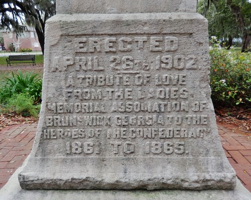 Hanover Square Confederate Monument<br>(<i>west side</i>) image. Click for full size.