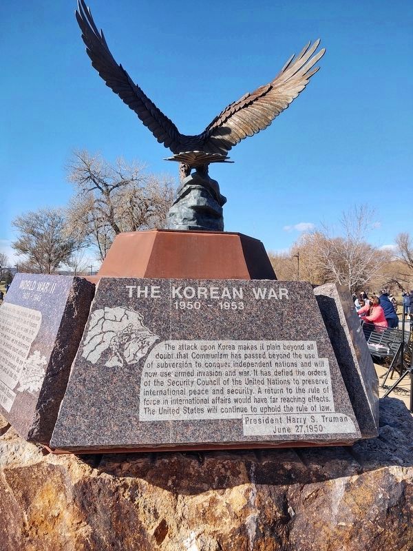 Black Hills Veterans Memorial - Korean War image. Click for full size.