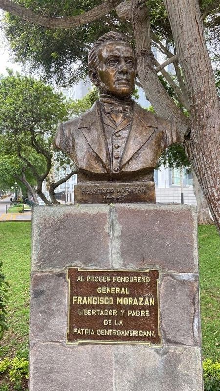 General Francisco Morazán Marker. Click for full size. General Francisco Morazán Marker image. Click for full size.