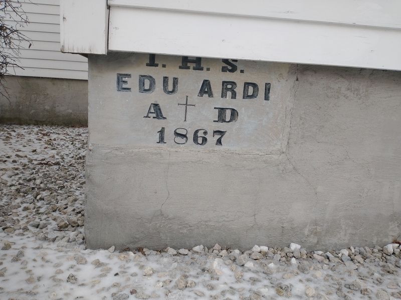 The Original St. Edwards Church Marker image. Click for full size.