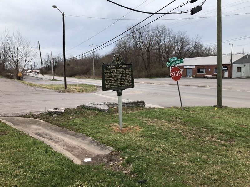 Clark's Station Marker. Click for full size. Clark's Station Marker image. Click for full size.