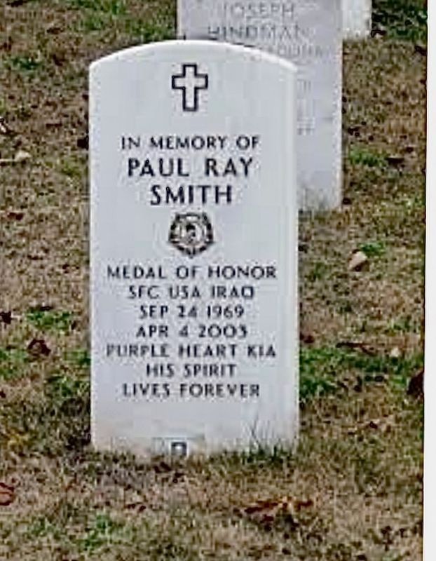 Sergeant First Class Paul R. Smith image. Click for full size.