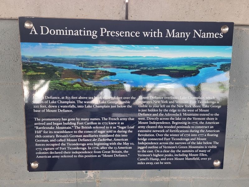 A Dominating Presence with Many Names Marker image. Click for full size.
