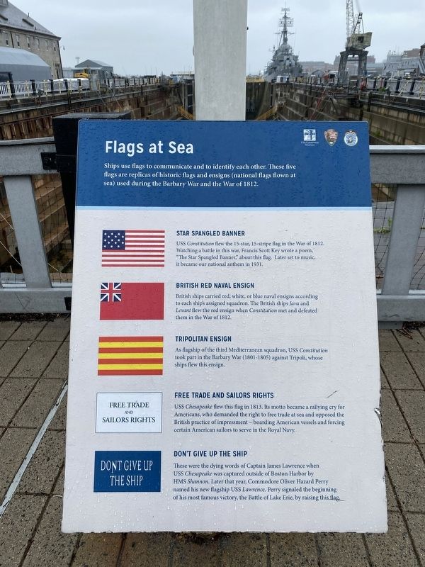 Flags at Sea Marker image. Click for full size.
