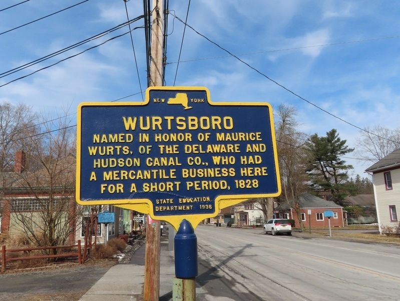 Wurtsboro Marker image. Click for full size.