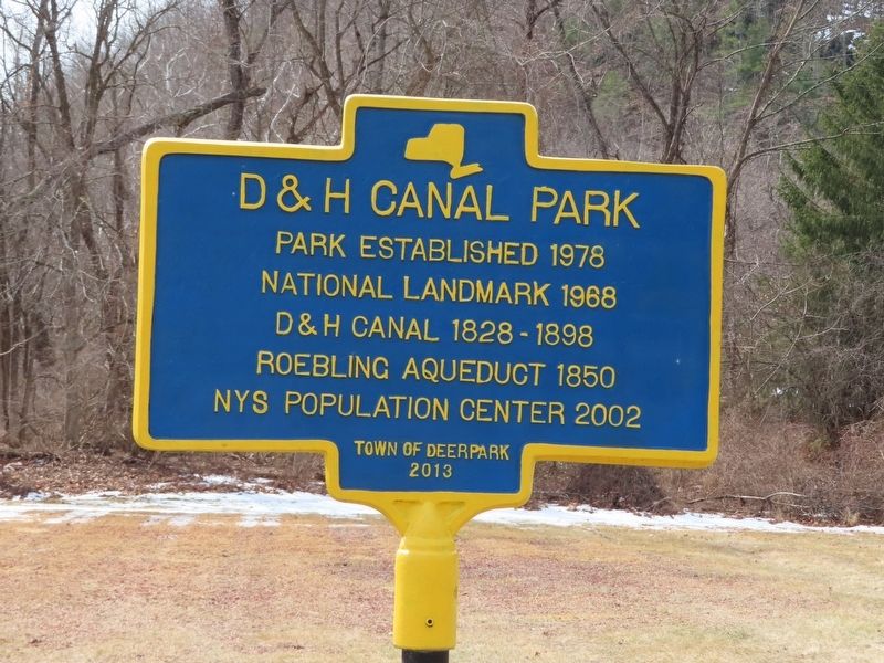 D & H Canal Park Marker image. Click for full size.
