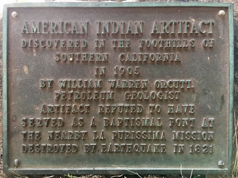 American Indian Artifact Marker image. Click for full size.