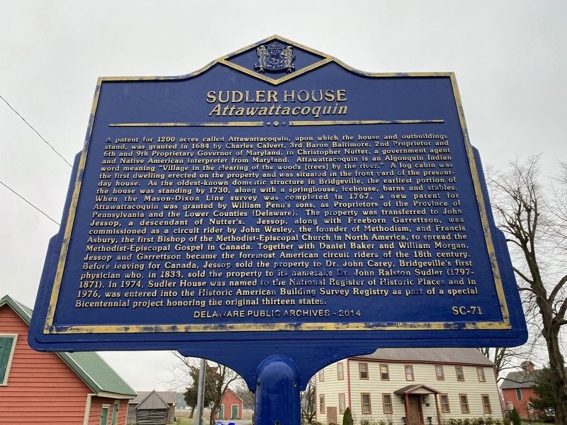 Sudler House Marker image. Click for full size.