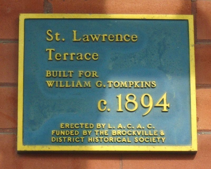 St. Lawrence Terrace Marker image. Click for full size.