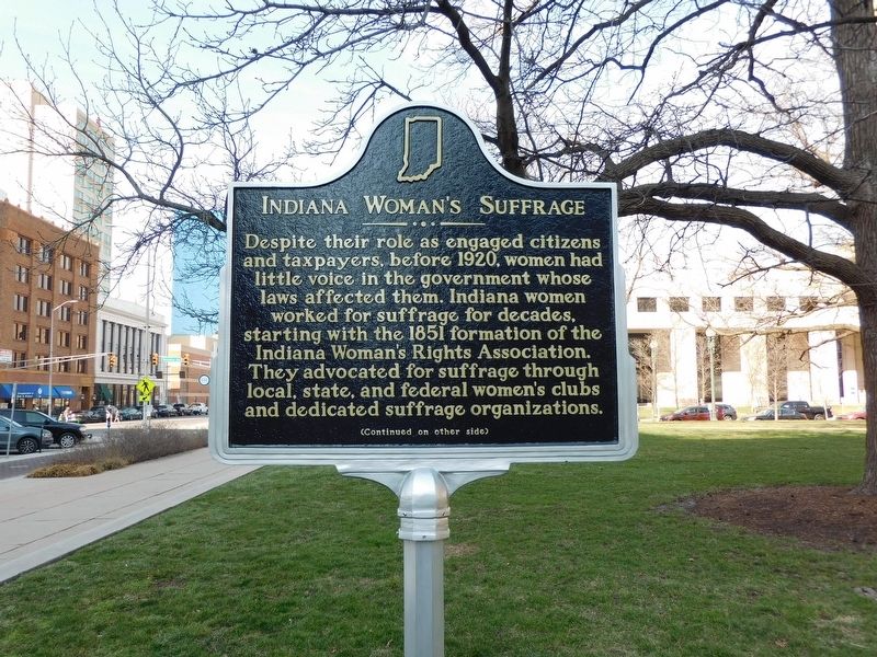 Indiana Woman's Suffrage image. Click for full size.
