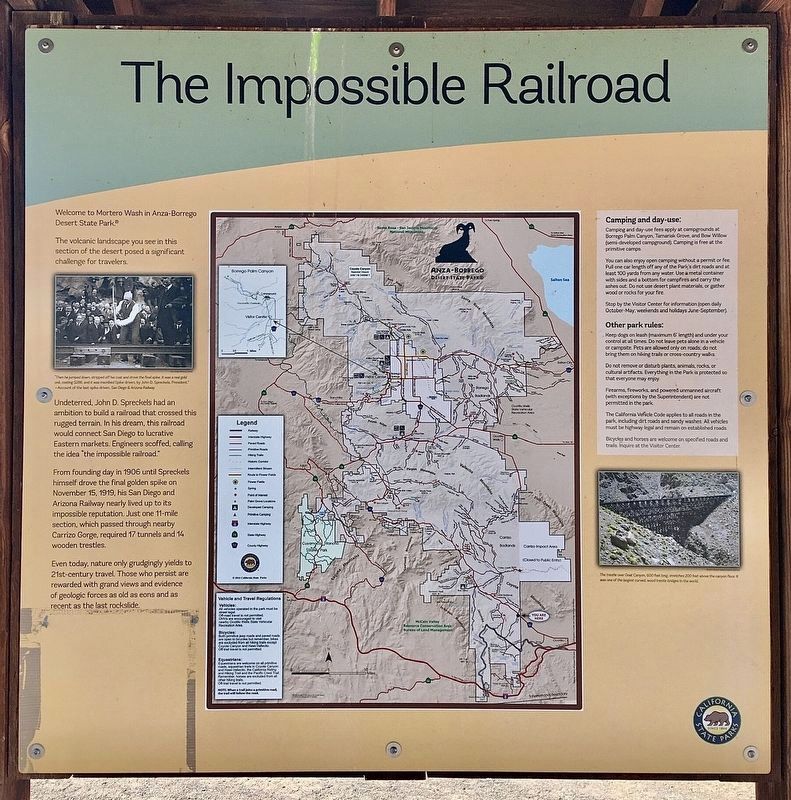 Impossible Railroad Marker image. Click for full size.