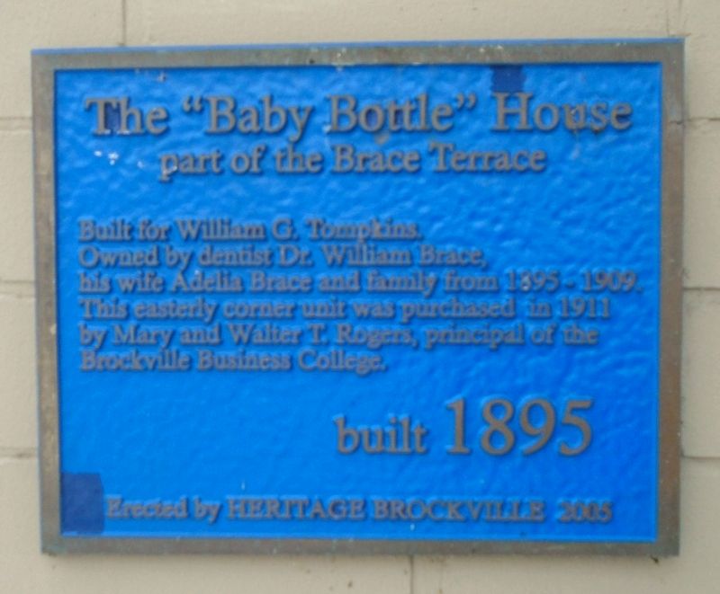 The "Baby Bottle" House Marker image. Click for full size.