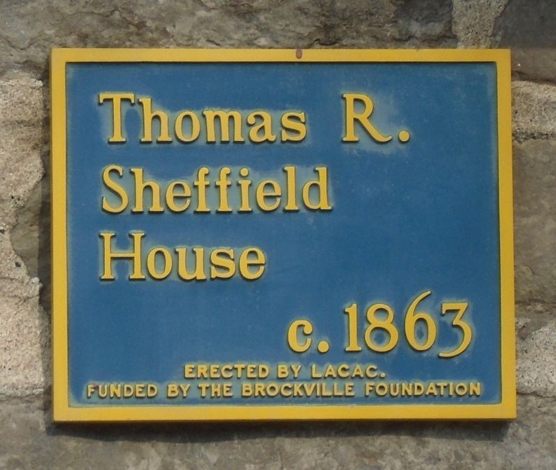 Thomas R. Sheffield House Marker image. Click for full size.