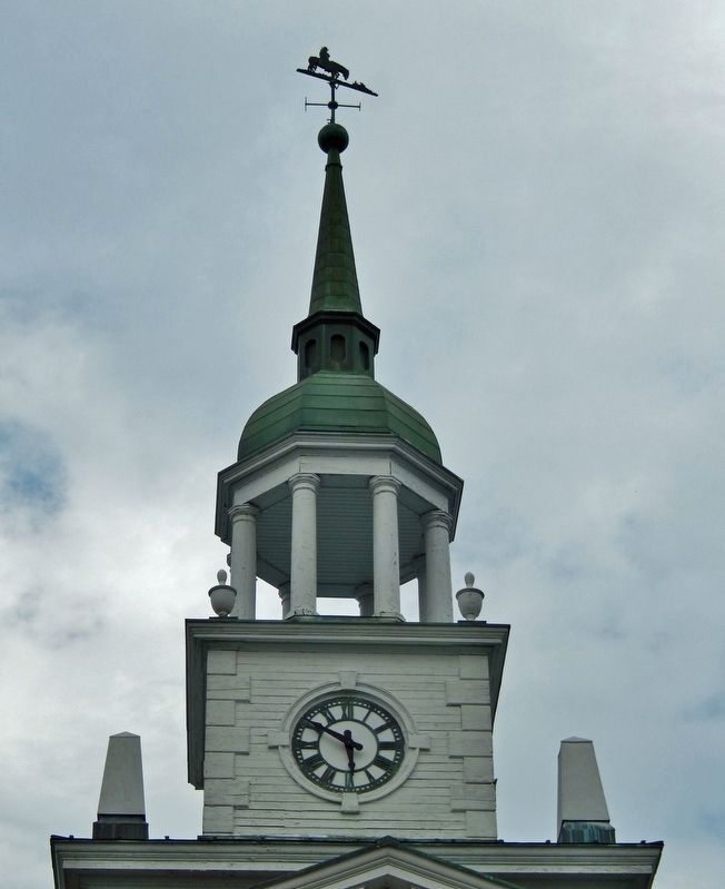 Parker Auditorium Clock Tower & Cupola image. Click for full size.