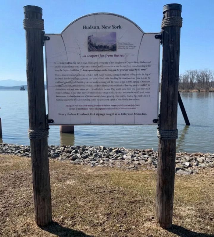 Hudson, New York Marker image. Click for full size.