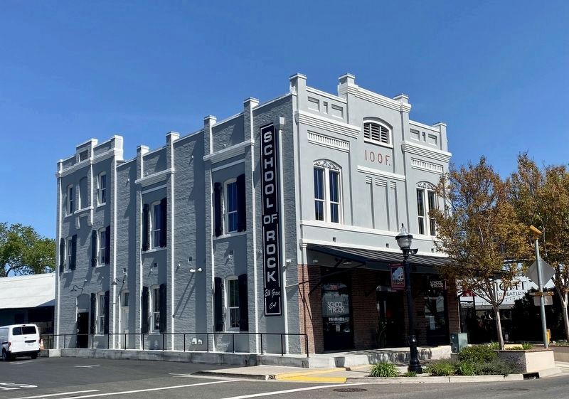 Independent Order of Odd Fellows building - view from west. Click for full size. Independent Order of Odd Fellows building - view from west image. Click for full size.