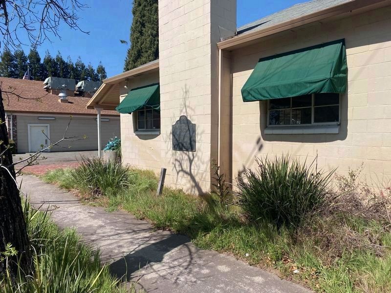 Site of the First County Free Library Branch in California Marker. Click for full size. Site of the First County Free Library Branch in California Marker image. Click for full size.